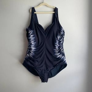 Miraclesuit Plus One-Piece Bathing Suit Swim